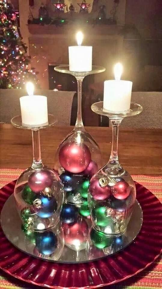 Christmas cheerful centerpieces