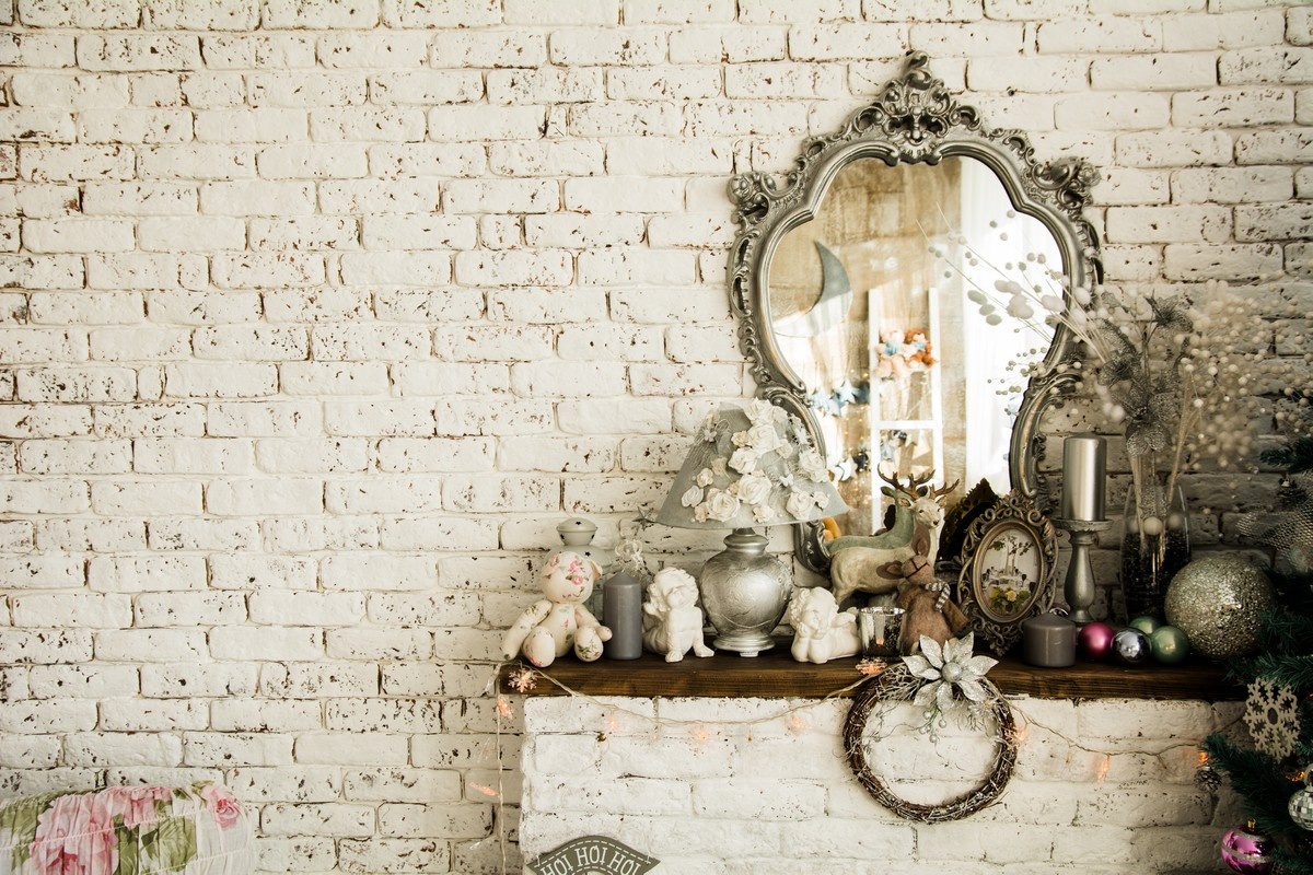Decorate Your Fireplace Mantel - Install a Mirror