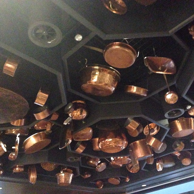 Hang Pots and Pans from the Ceiling