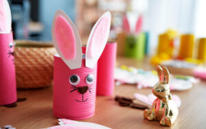 Make a Cute Bunny with Toilet Roll